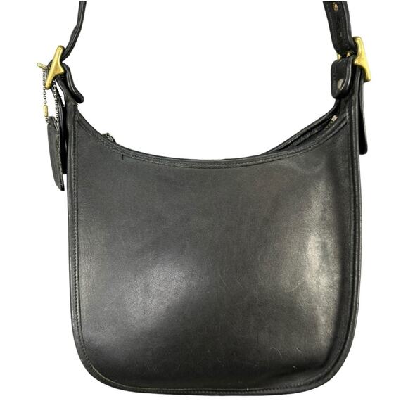 Coach Vintage Leather Purse 9950 Black Janice Legacy Bag unlined - Picture 1 of 9